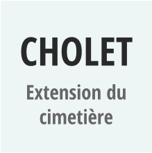 CHOLET Extension du cimetière