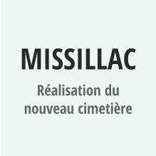 MISSILLAC Réalisation du nouveau cimetière