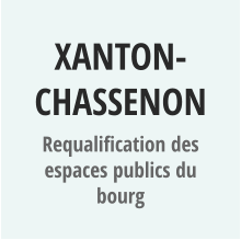 XANTON-CHASSENON Requalification des espaces publics du bourg