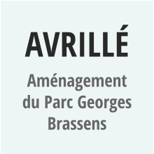 AVRILLé Aménagement du Parc Georges Brassens