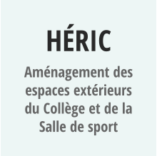 HéRIC Aménagement des espaces extérieurs du Collège et de la Salle de sport