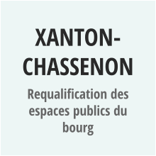 XANTON-CHASSENON Requalification des espaces publics du bourg