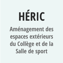 HéRIC Aménagement des espaces extérieurs du Collège et de la Salle de sport