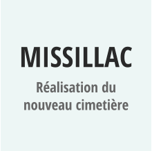 MISSILLAC Réalisation du nouveau cimetière