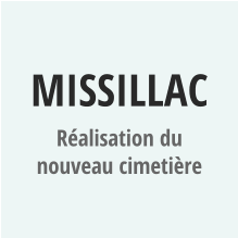 MISSILLAC Réalisation du nouveau cimetière