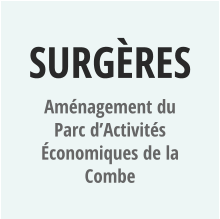 SURGèRES Aménagement du Parc d’Activités économiques de la Combe