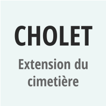 CHOLET Extension du cimetière
