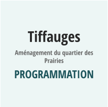 Tiffauges Aménagement du quartier des Prairies PROGRAMMATION