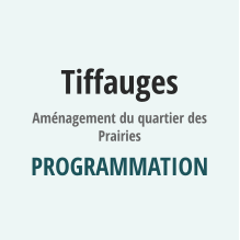 Tiffauges Aménagement du quartier des Prairies PROGRAMMATION