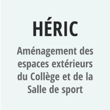 HéRIC Aménagement des espaces extérieurs du Collège et de la Salle de sport
