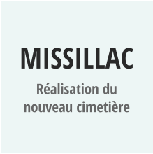MISSILLAC Réalisation du nouveau cimetière