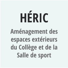 HéRIC Aménagement des espaces extérieurs du Collège et de la Salle de sport